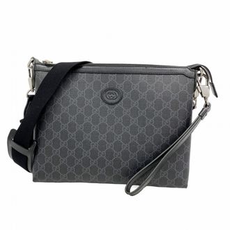 Gucci Black Pvc Shoulder Bag (Pre-Owned)
