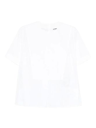 Jil Sander short-sleeve blouse - White