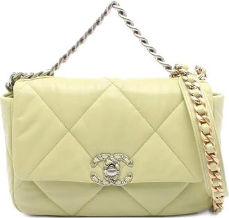 Chanel Borsa a spalla Boy Chanel con catena 2021 - Giallo