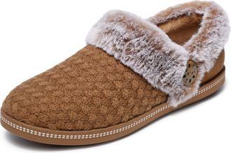 Skechers Womens Cosy Campfire Frosty Promise Slippers, light brown, 37.5 EU