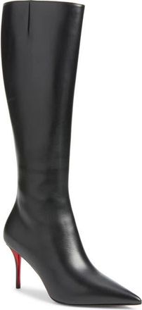 Christian Louboutin Miss Z Knee High Boot in Bk01 Black at Nordstrom, Size 6Us