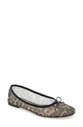 Esprit Nirvana Mesh Ballet Flat in Leopard Mesh at Nordstrom Rack, Size 6.5