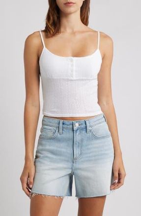 PacSun Robin Pointelle Camisole in White at Nordstrom Rack, Size X-Large
