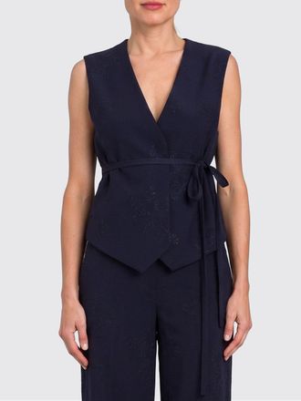 Twinset Gilet in misto viscosa ricamato
