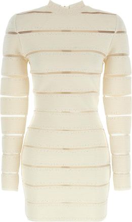 Balmain White Bodycon Dress