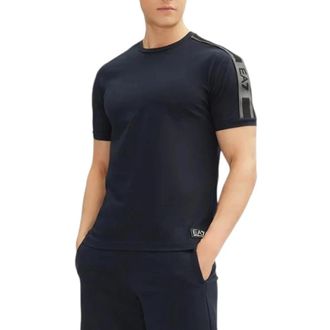 Emporio Armani Logo Series T-shirt - Heren - T-shirts - Blauw - XL - Katoen - Tops