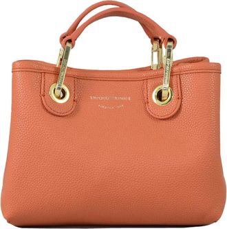 Emporio Armani Handbags, female, Red, Size: ONE SIZE Stylish PU Bag