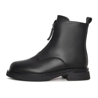 Cesare Gaspari Schoenen, Dames, Zwart, 37 EU, Wol, Structured Lace-Up Combat Boot