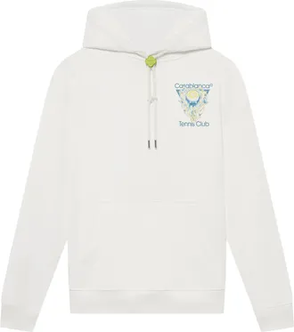 Casablanca Hooded Sweatshirt with Tennis Club Emblem