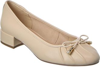 Dune London Amazing Leather Block Heel