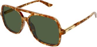 Chlo&eacute; CH0364S 003 Womens Sunglasses Tortoiseshell Size 57