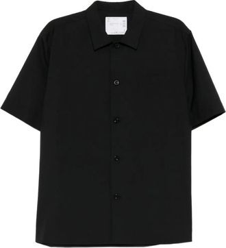sacai Camicia a maniche corte - Nero