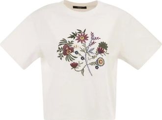Max Mara Dames, Tops, Wit, Maat: XL Katoen