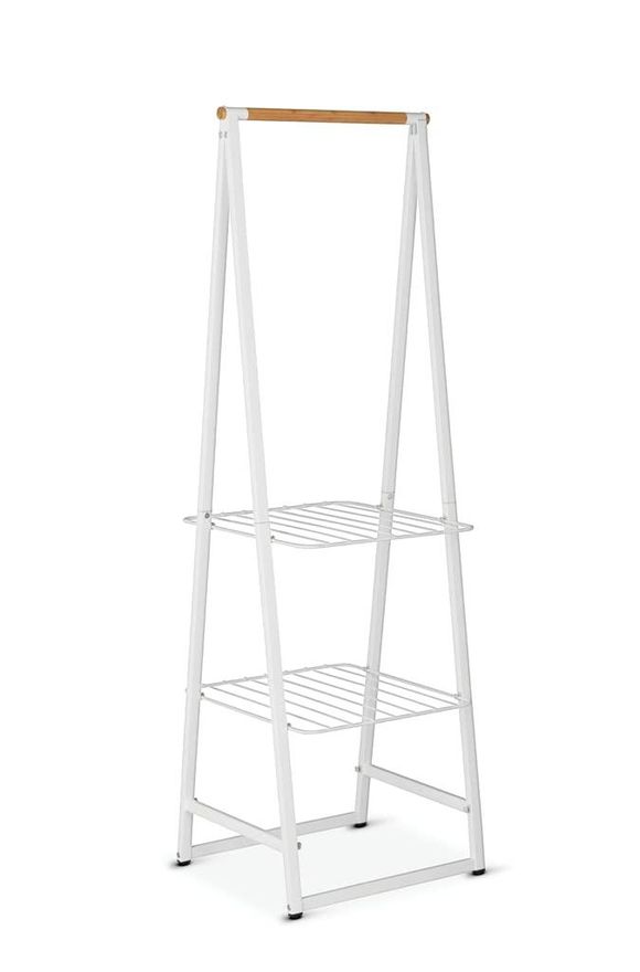Brabantia Kleiderständer Linn - Zwei höhenverstellbaren Regalen - Wäscheständer - Kleiderstange - Aufhängen, Lüften oder Trocknen von Kleidung - Platzsparend - ab 133,40 €