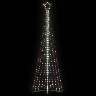 vidaXL &Aacute;rbol De Navidad Led 495 Leds De Colores 300,5 Cm Vidaxl