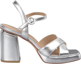 Alma En Pena Sandaal kruisbanden gesp - Dames - Sandalen met hakken - Grijs - 40 EU - Schoenen