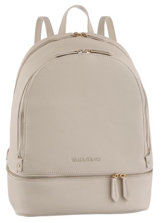 Valentino Handbags Cityrucksack VALENTINO BAGS BRIXTON, Damen, Gr. B/H/T: 28cm x 35cm x 13cm, beige (ecru), Lederimitat, Rucks&auml;cke Cityrucksack