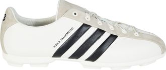 Yohji Yamamoto White Smooth Upper Stripes Sneakers