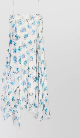 Tory Burch silk printed asymmetric midi dress