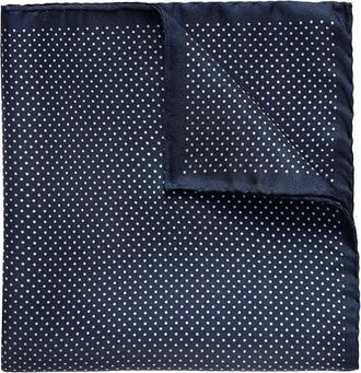 Eton Men & apos;s Polka Dot Pocket Square