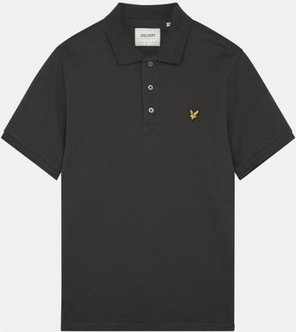 Lyle & Scott Plain Polo Shirt - Heren - Polos - Grijs - L - Katoen - Tops