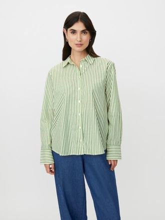 Masai MaIryelle Striped Shirt in Mint Green at Nordstrom, Size Xx-Large
