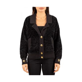 Elisabetta Franchi Cardigans, female, Black, M, Cardigan