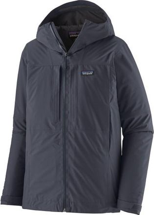 Patagonia Insulated Boulder Fork Rain Jacket Regenjacke f&uuml;r Herren | blau/grau
