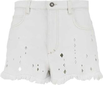 Isabel Marant Shorts Marant con orlo sfrangiato e ritagli