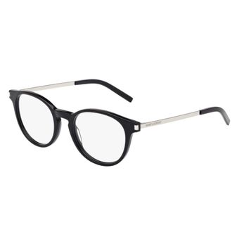 Saint Laurent Eyewear Sl 25001 Black Silver Transpar