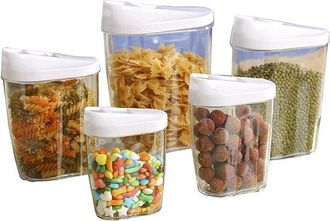 OEM Recipientes Transparentes Para Alimentos: Vers&aacute;tiles Y Pr&aacute;cticos - Juego De 5