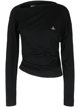 Vivienne Westwood Hebo Asymmetrical Long-Sleeve Top
