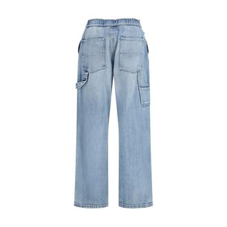 Maison Margiela Light-Wash Wide-Leg Denim Jeans - Blue