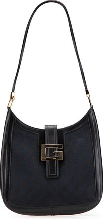 Gucci Pre-owned Womens Shoulder Bag Logo Canvas - Black Textile - One Size