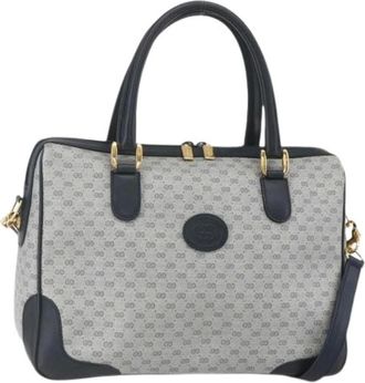 Gucci Pre-owned Handbags, female, Blue, Size: ONE SIZE Pre-owned Vintage Handbag