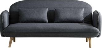 Concept Usine Sof&aacute; convertible de 3 plazas en tejido gris