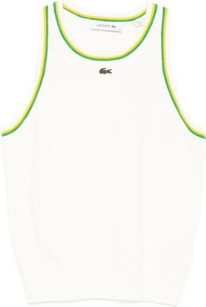 Lacoste Canotta Jersey - Bianco