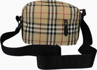 Burberry Mens Burberry Mens Paddy Cross Body - Vintage Check - Black