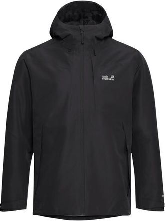 Jack Wolfskin Flextrail 2L Jacket Regenjacke f&uuml;r Herren | schwarz