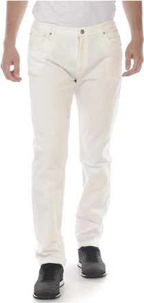 Daniele Alessandrini Slim-fit Jeans - Heren - Slim Fit Jeans - Wit - W31 - Katoen - Jeans