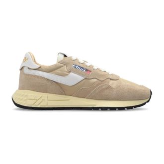 Autry Reelwind Low Sneakers - Heren - Sneakers - Beige - 45 EU - Katoen - Schoenen