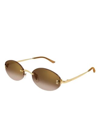 Cartier CT0592S002 Sunglasses - Gold