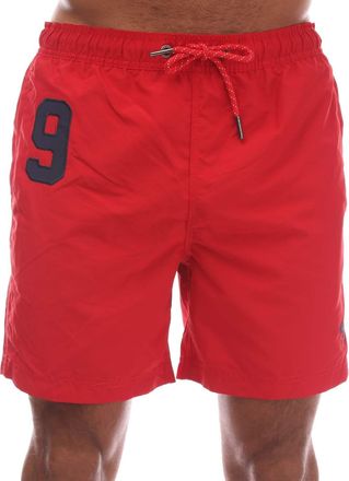 Superdry Heren Superdry Vintage Polo Zwemshorts in Rood