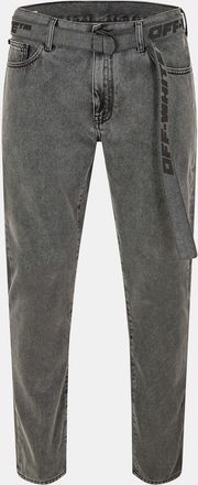 Off-white Mens Off White Five Pocket Skinny Jeans in Grey/Black - Size 30 (Waist)