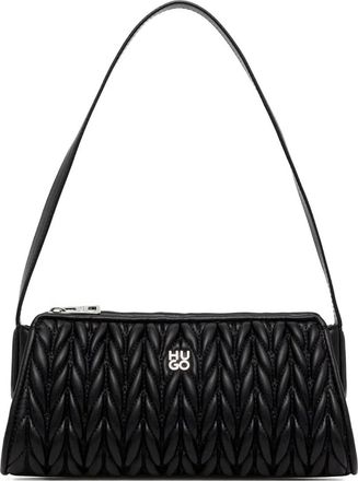 HUGO BOSS Borsa a spalla trapuntata - Nero