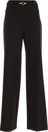 Roberto Cavalli Wijde broek - Dames - Broeken - Zwart - Maat: M