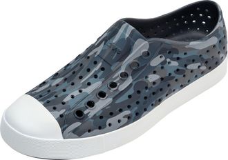 Native Jefferson Printed Slip-On Sneaker in Dublin Grey/Pigeon Camo at Nordstrom Rack, Size 4