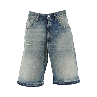 Sunflower Super Wide denim bermuda shorts Man 30