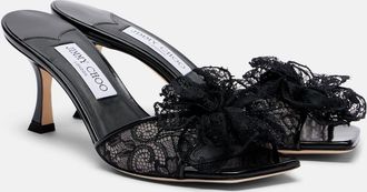 Jimmy Choo London Skye lace mules