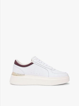 Tommy Hilfiger Zapatillas de piel con plataforma